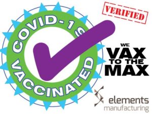 vaccinated against covid badge